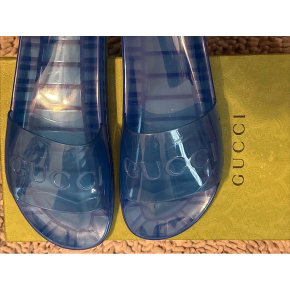 Gucci Transparent Sandals - Picture 1 of 7